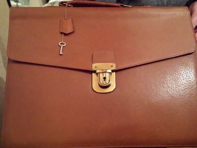 Бизнес чанта естествена кожа, нова