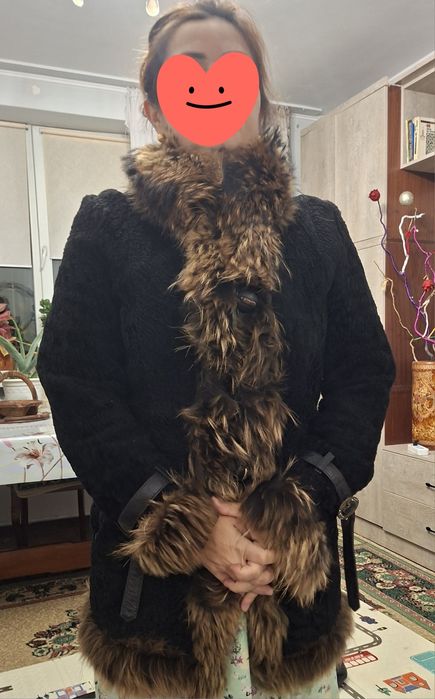 Продам дубленку с натуральным мехом