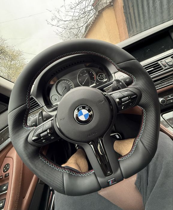 Volan BMW M Tesit /  Piele Nappa & Perforata / BMW F10, F20, F30, F01, F32, F06
