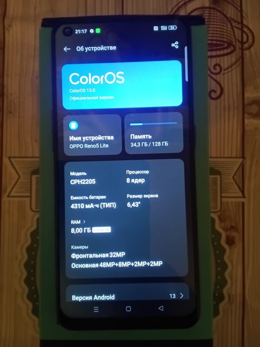 Oppo reno5lite 128 Gb Original
