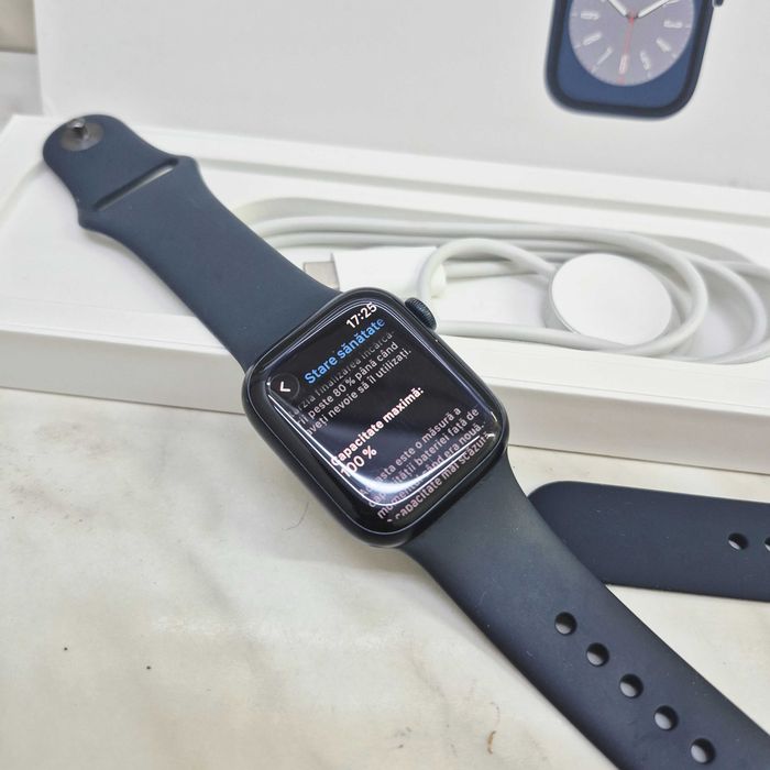Apple Watch Series 8 (GPS) 41mm 100% Baterie, Zeus Amanet Militari 36427