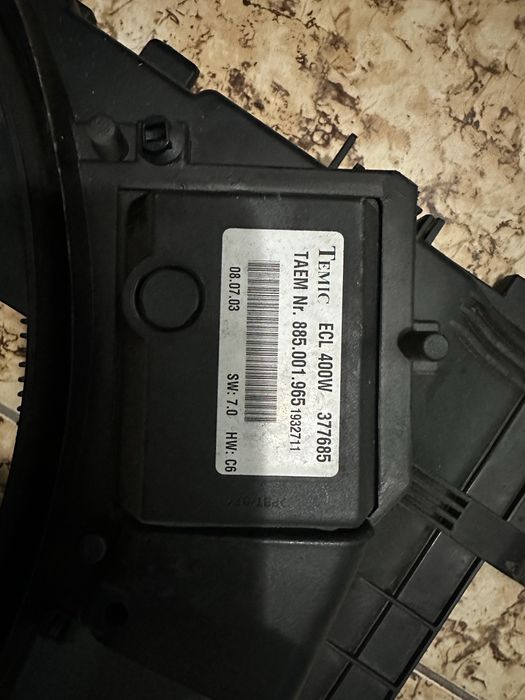 Вентилятор охлаждения W203  Mersedes C class