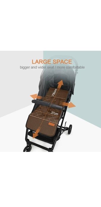 Количка 2в1 за бебе – нова, удобна и практична