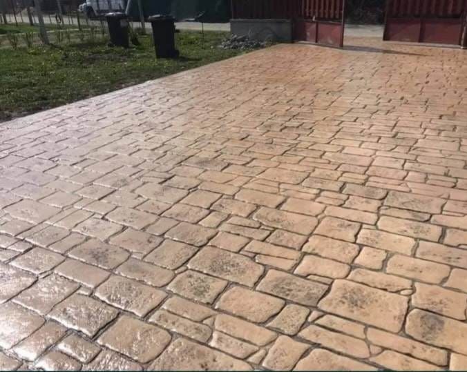 Beton amprentat și vertical