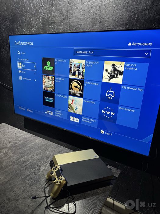 PlayStation 4 в отличном состоянии!