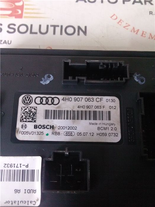 Calculator confort audi a6