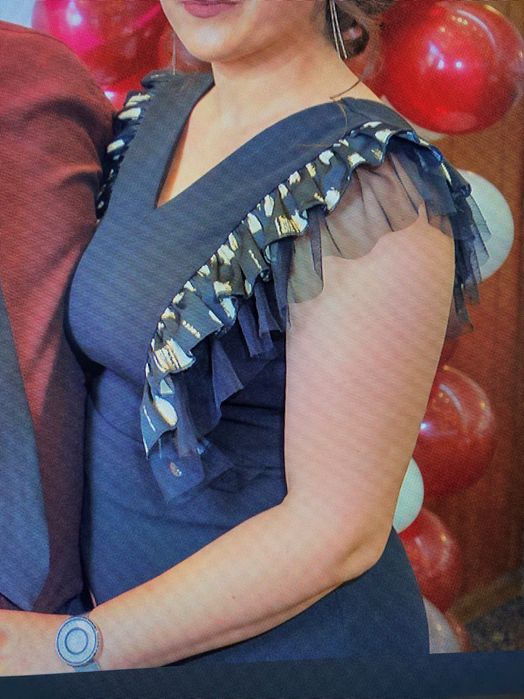 Дамска рокля черна-XL 80 лв