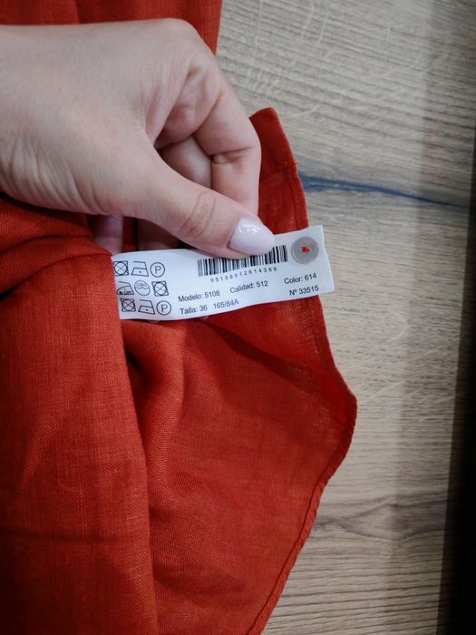 Massimo dutti! 100% лен риза