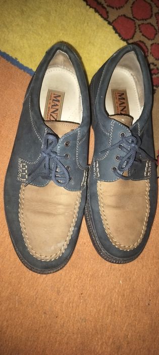 Pantofi piele intoarsă manz made in germany