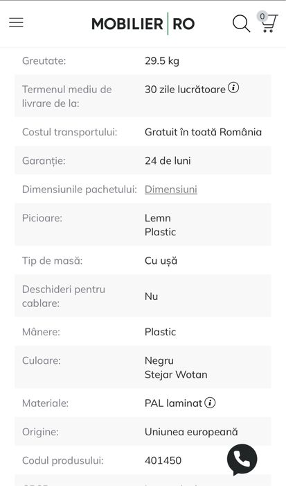 Vand comoda TV moderna-Mobilier1