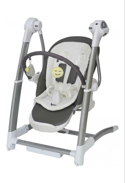 Электрокачеля/ стульчик для кормления 3в1
