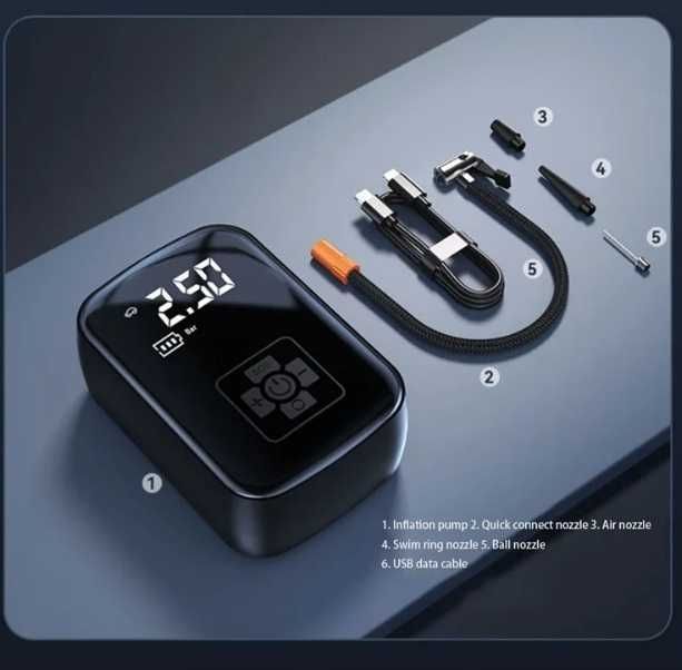 Мини компресор за гуми 12V