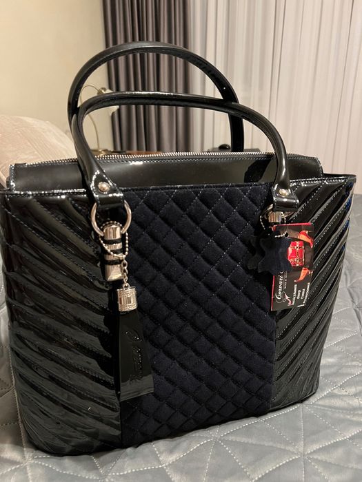 Geanta de piele, NOUA CU ETICHETA fabricata in Romania