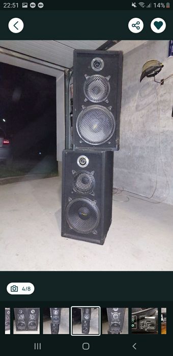 Vand boxe cu stație pentru evenimente puternice