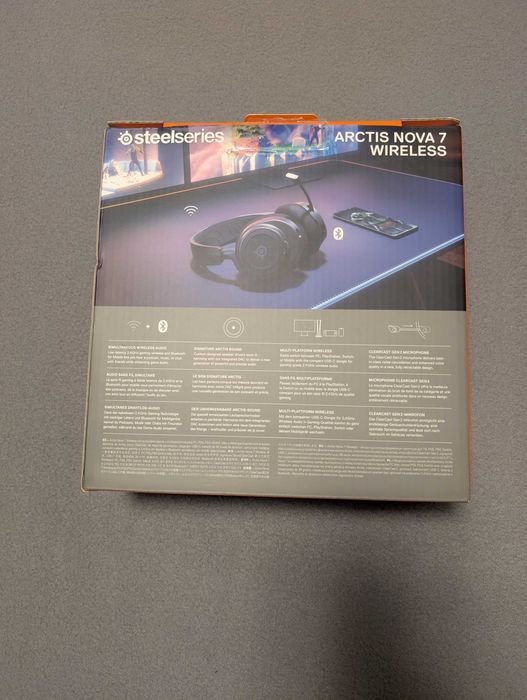 Безжични геймърски слушалки SteelSeries ARCTIS NOVA 7 - Черни!