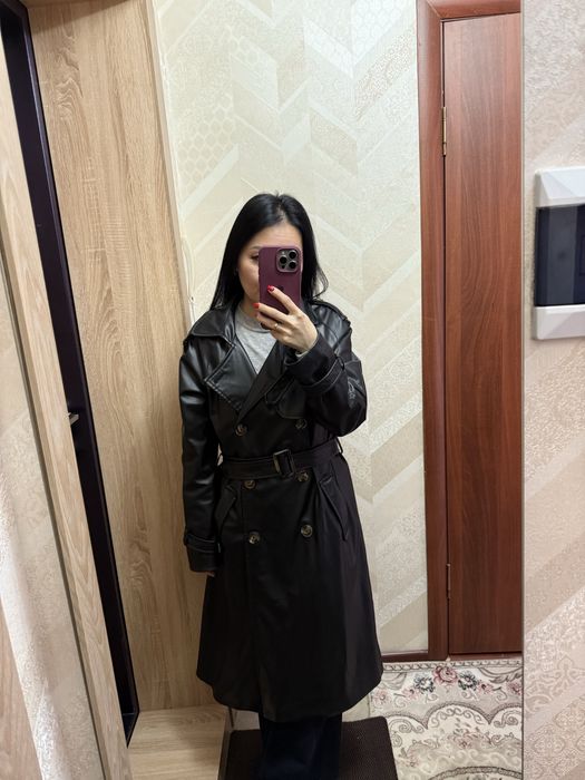 Продам тренч эко кожа