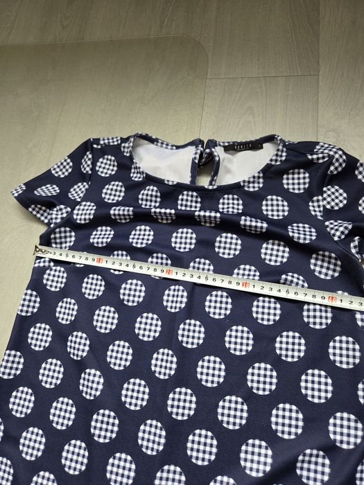 Rochie Mohito Albastru cu Alb, Mărime 36