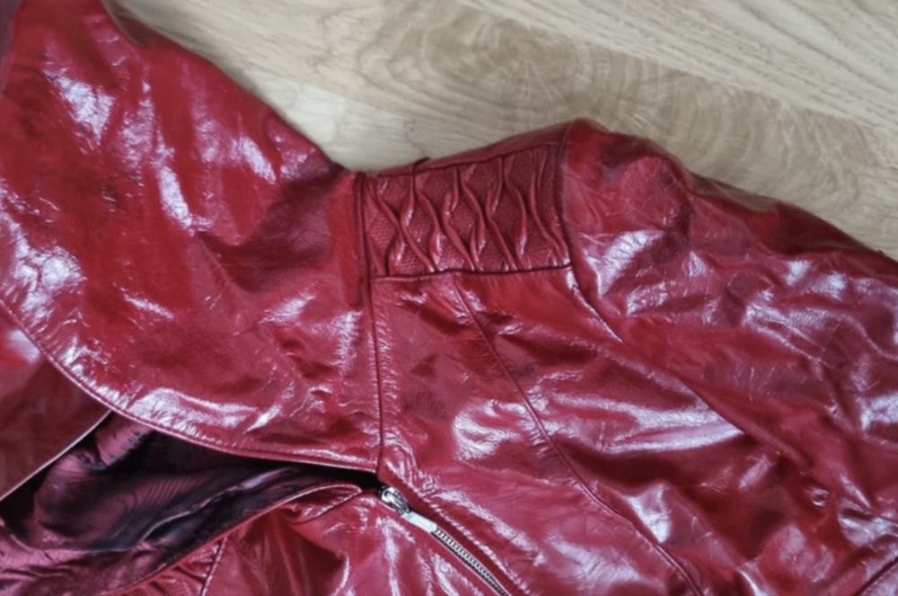 Geaca piele lacuita Pell Colection