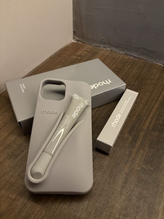 Rhode калъф за iphone 13, сив цвят+гланц с пептиди