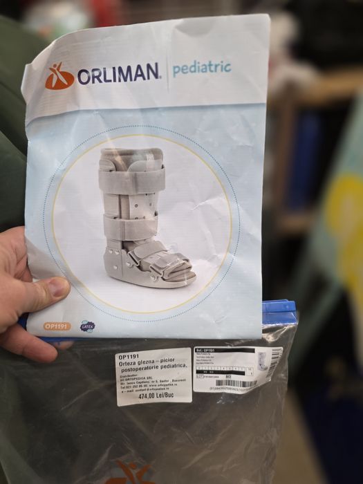 Orteza glezna picior postoperatorie pediatrica
