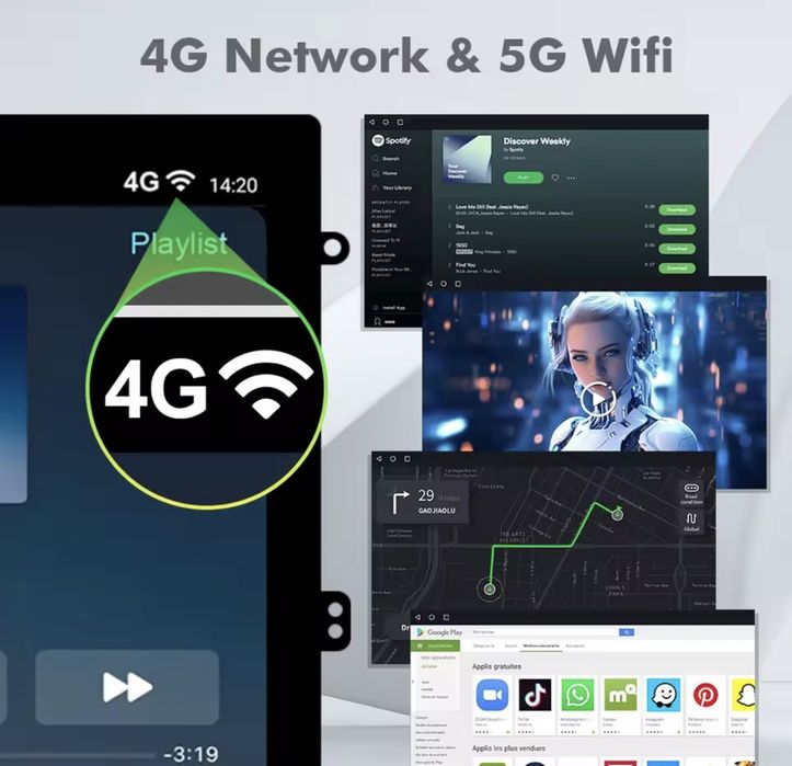 Hyundai Santa fe ix45 Tesla Andoird навигация 2013-2018г