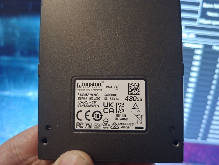 SSD Kingston 480Gb оригинал новый.