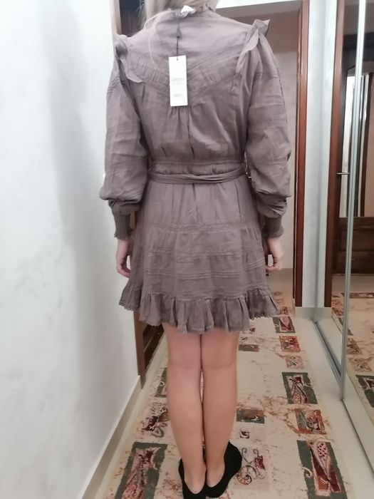 Rochie superba de zi, cu inserții de dantela, mărimea 36-38