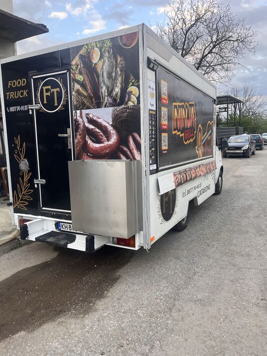 Търговски кемпер за бързо хранене камион за храна скара бира бургер