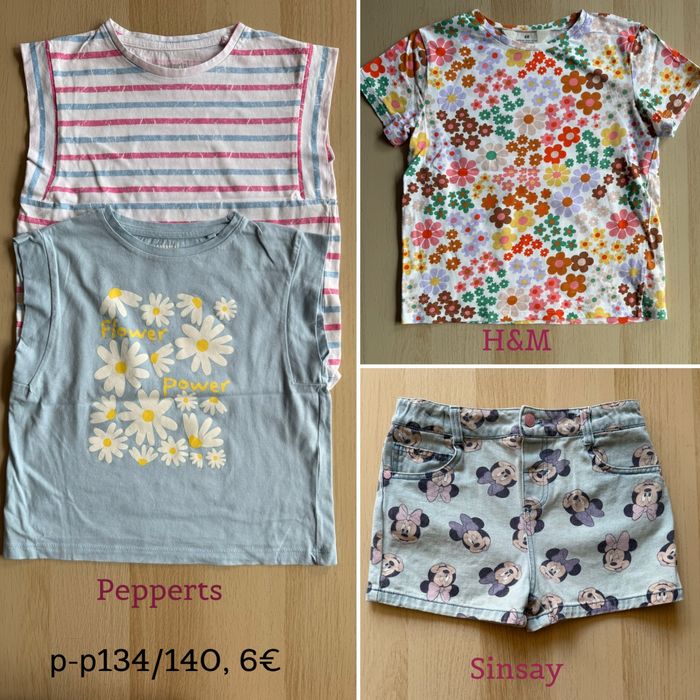 Дрехи за момиче, р-ри 8-10 г.