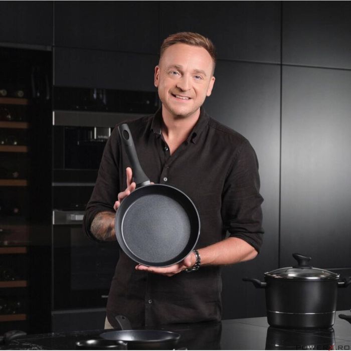 Tigaie traditionala, 24 cm, aluminiu, Florina Delux