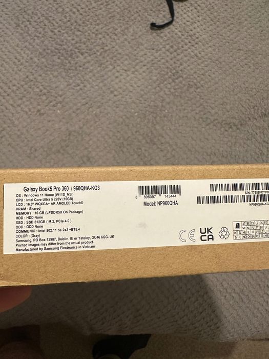 Laptop Samsung Galaxy Book5 Pro 360