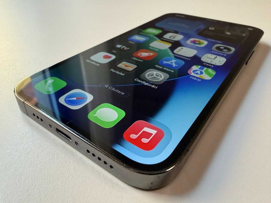  Apple / iPhone 12 Pro 128 Gb / Graphite / 100% Acumulatorul