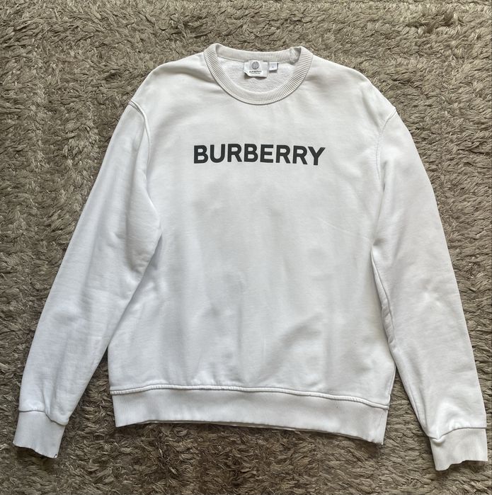 Bluza/sweatshirt alb/white L  Burberry