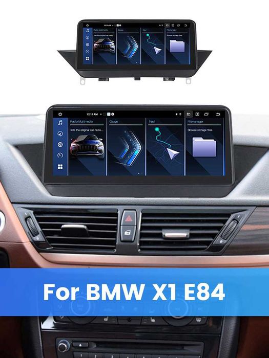 Navigatie Bmw X1 E84 Android 14 10.25 / 12.3 Inch Carplay Sim + Camera