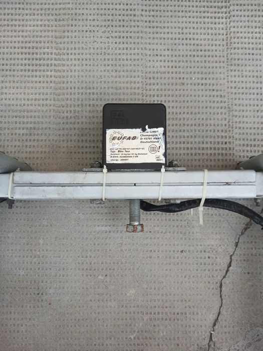 Suport 2 biciclete pe cârlig EUFAB Bike Two (Germania) - Aluminiu, Instalație Nouă