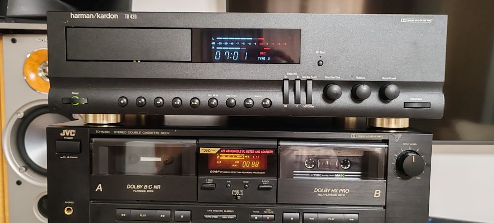 Casetofoane deck Harman Kardon și JVC
