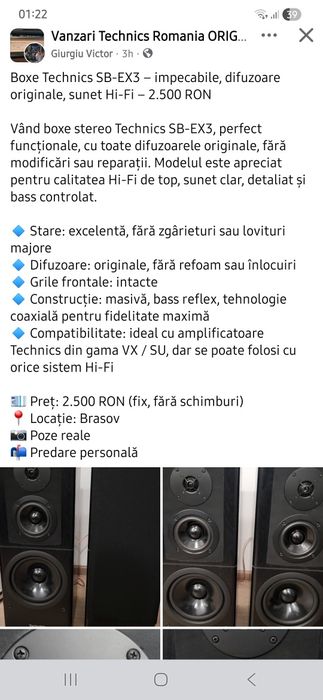 Boxe Technics Sb-ex3