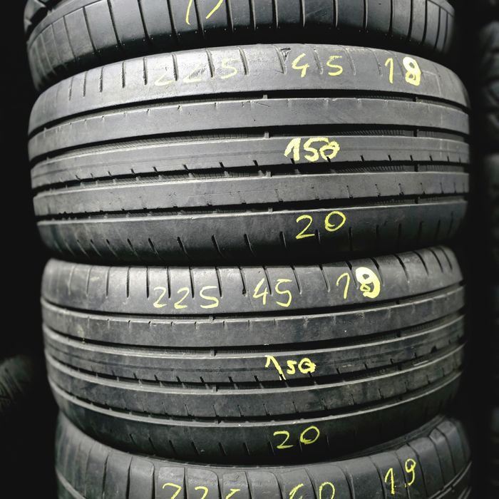 2x 225/45/19 VARA GOODYEAR 2020 Stare excelentă
