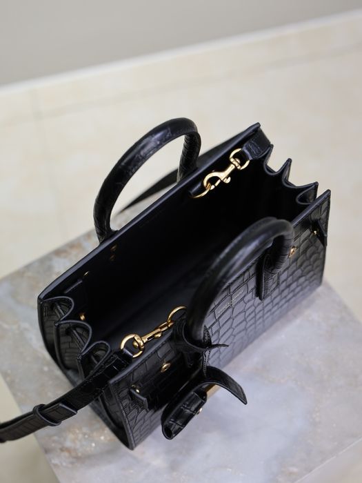 Geanta YSL Saint Laurent Sac de Jour croco 22cm , tip Premium