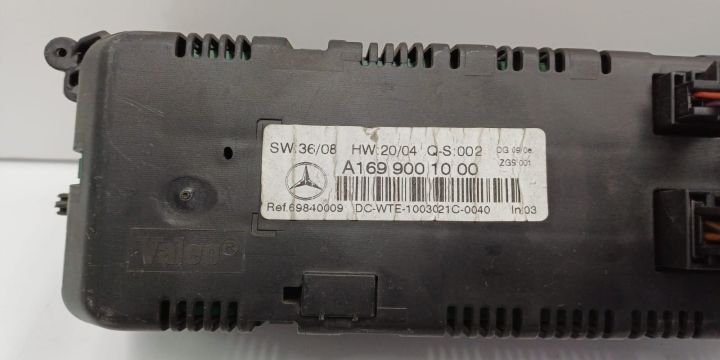 Panou climatronic  A1699001000 Mercedes-Benz A-Class W169 seria
