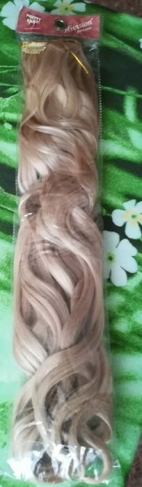 Накладки для волос на клипсах