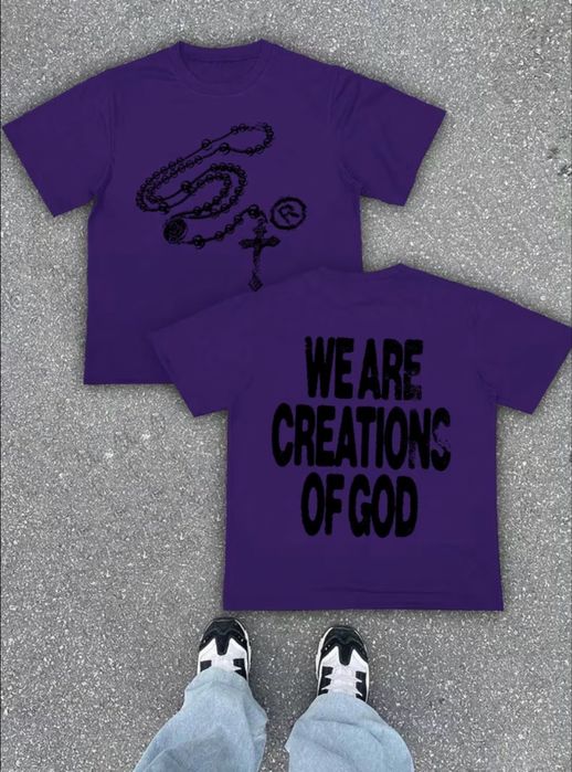 We are creations of God тениски