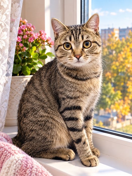 В хорошие руки шикарный котик