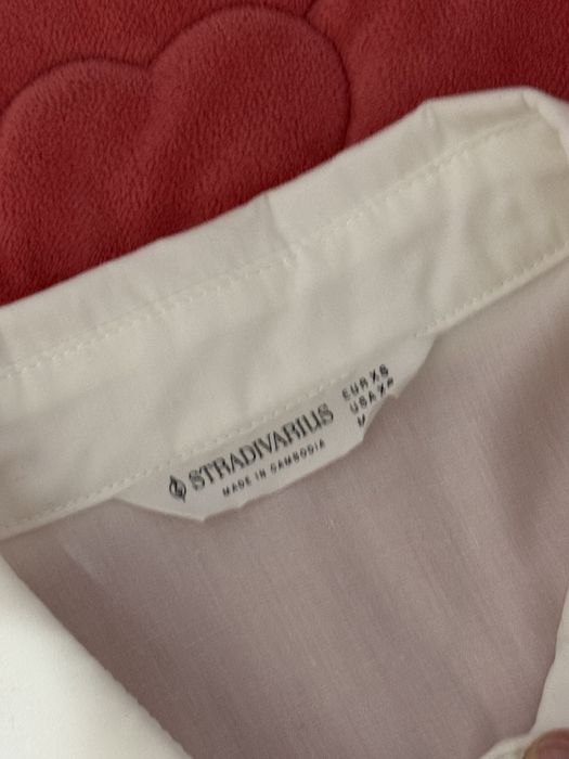 Укороченная рубашка со стразами