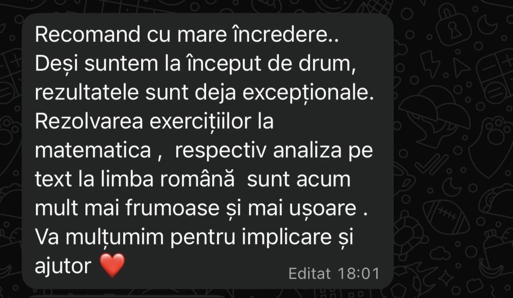 Meditatii matematica si romana