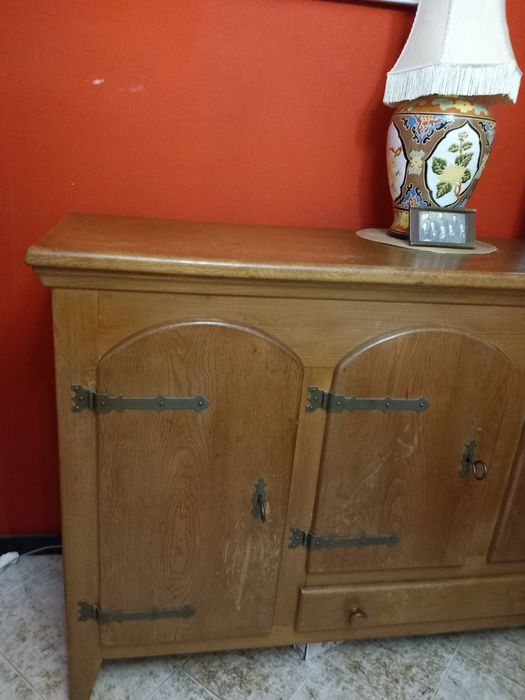 Дъбов масивен шкаф, внос от Холандия