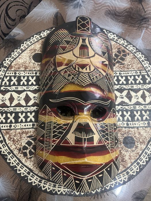 Дървена маска от Остров Фиджи