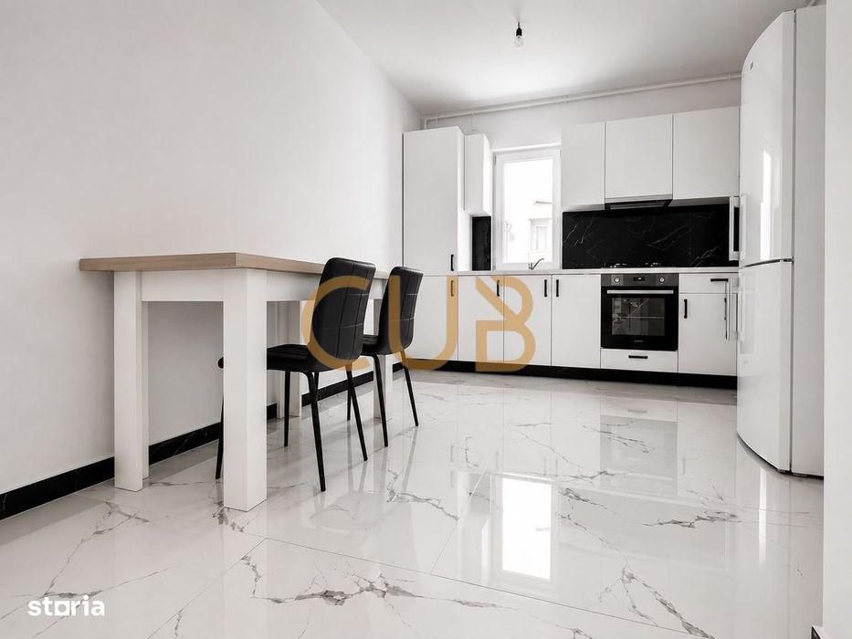 2cam mobilat+utilat | bloc nou,centrala, parcare,lift | Giroc - IQ