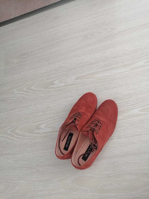 Pantofi Musette din piele intoarsa 36