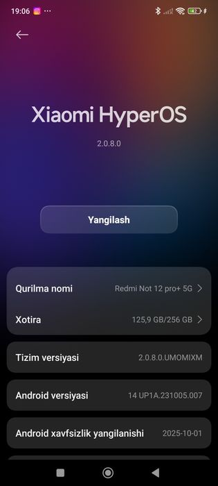 Redmi Not 12pro+ 5 g